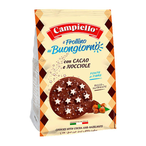 Cocoa & Hazelnut Biscuit 350g - Campiello
