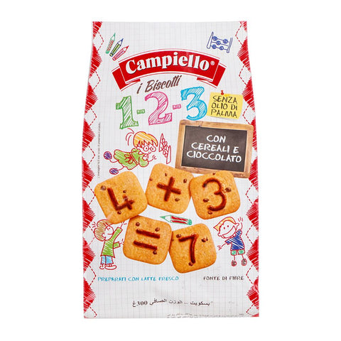 Chocolate & Cereal Biscuit 300g - Campiello