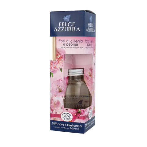 Cherry and Peony Fragrance Diffuser with Sticks 200ml