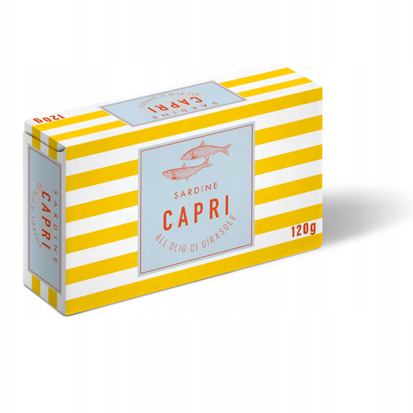 Sardines in Sunflower Oil 120g - Capri - Euromercato