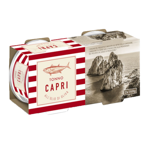 Tuna Fish in Olive Oil 2x160g - Capri - Euromercato