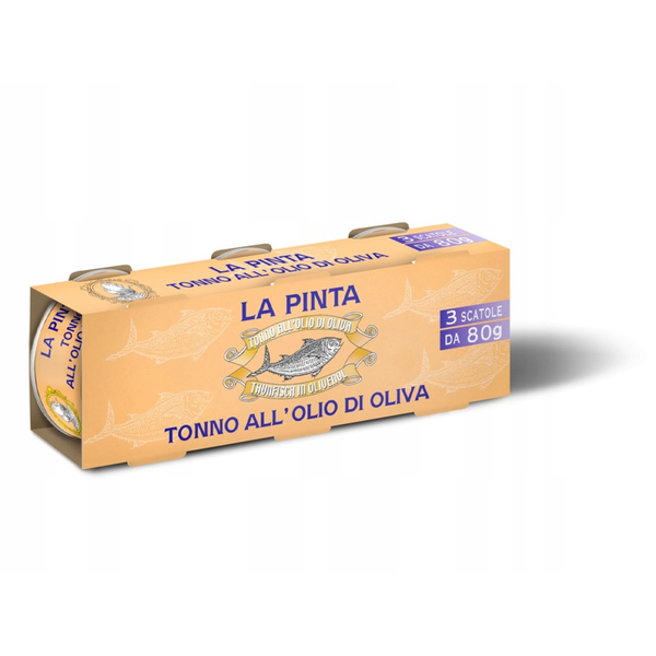 Tuna Fish in Olive Oil 3x80g - La Pinta - Euromercato