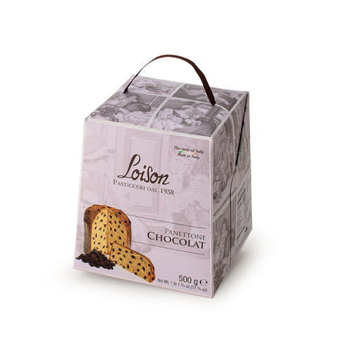 Chocolate Panettone w/ Dark Chocolate Drops 500g - Loison - Euromercato