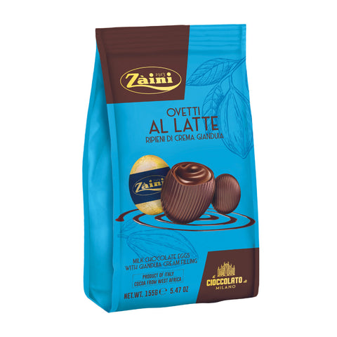 Milk Chocolate Eggs with Gianduja Cream 155g