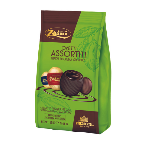 Assorted Chocolate Eggs with Gianduja Cream 155g