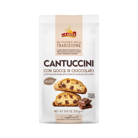 Cantuccini with Chocolate Drops 200g - La Mole