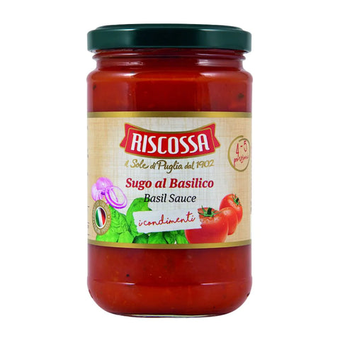 Tomato And Basil Sauce 295g - Riscossa