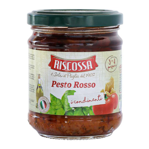 Red Pesto Sauce 180g - Riscossa