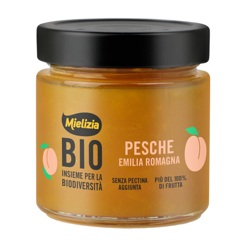 Organic Peaches Fruit Compote 250g - Mielizia