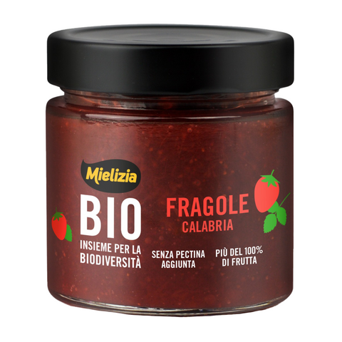 Organic Strawberries Fruit Compote 250g - Mielizia