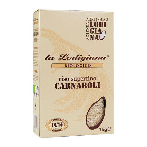 Bio Carnaroli White Rice 1Kg - La Lodigiana