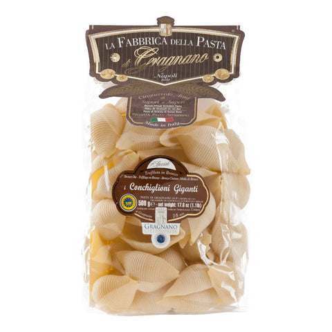 Durum Wheat Semolina Conchiglioni Grandi 500g - La Fabbrica