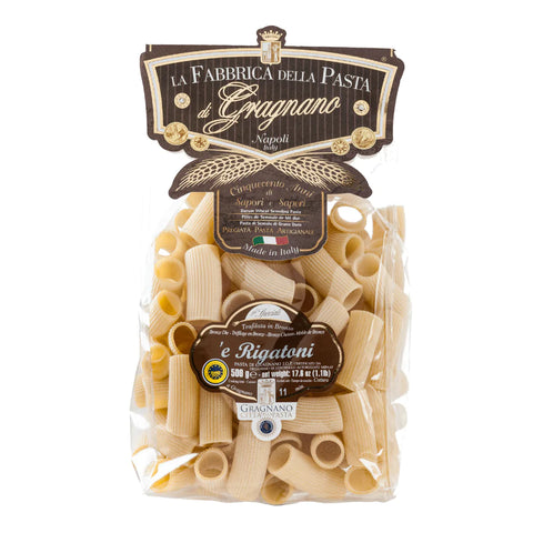 Durum Wheat Semolina Rigatoni 500g - La Fabbrica