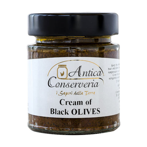 Cream of Black Olives 156ml - Antica Conserveria
