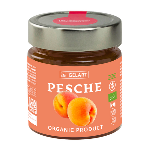 Organic Peach Jam 300g - BioGelart
